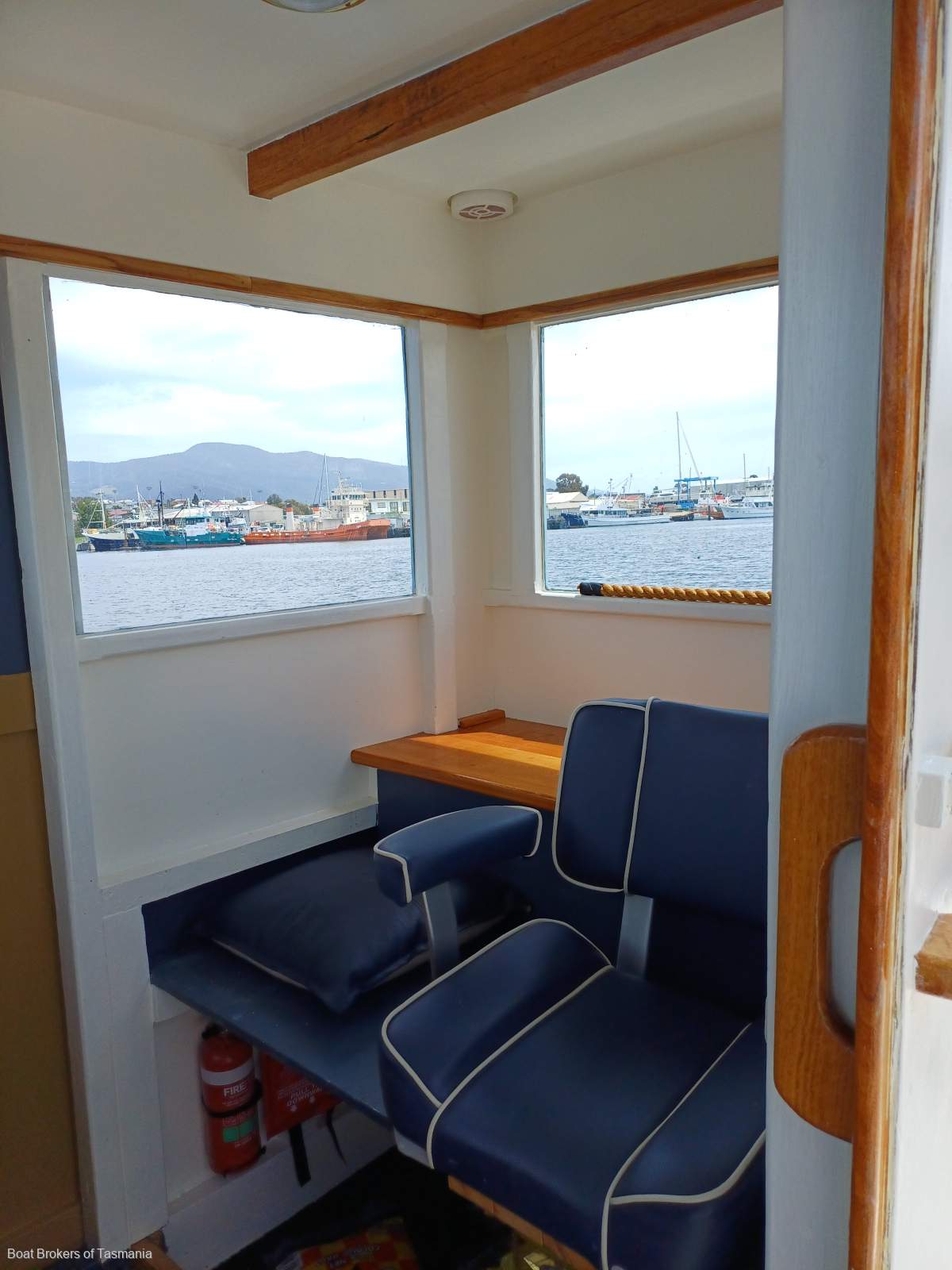 Anna K Custom Huon Pine refurbished fishing boat Boat Brokers of Tasmania