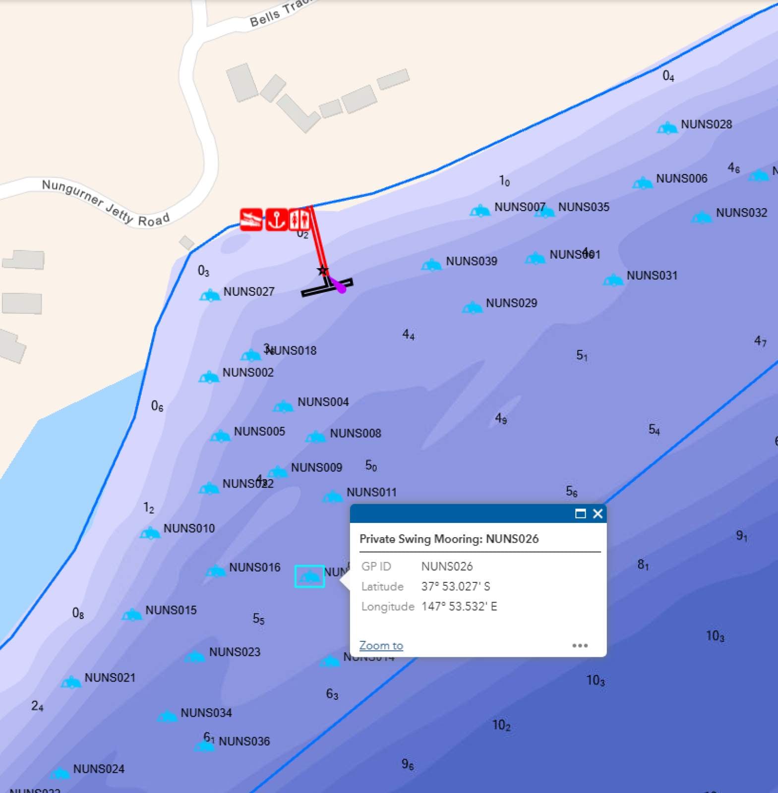 Swing Mooring Nungerner, Gippsland Lakes
