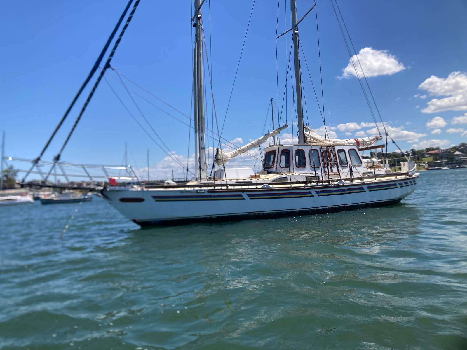 Roberts 43 Pilot House Enclosed Get Ready To Sail away Sydney