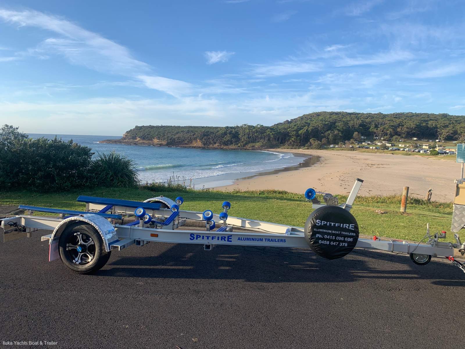 Spitfire Aluminium Boat Trailer 5.75m Single Axel