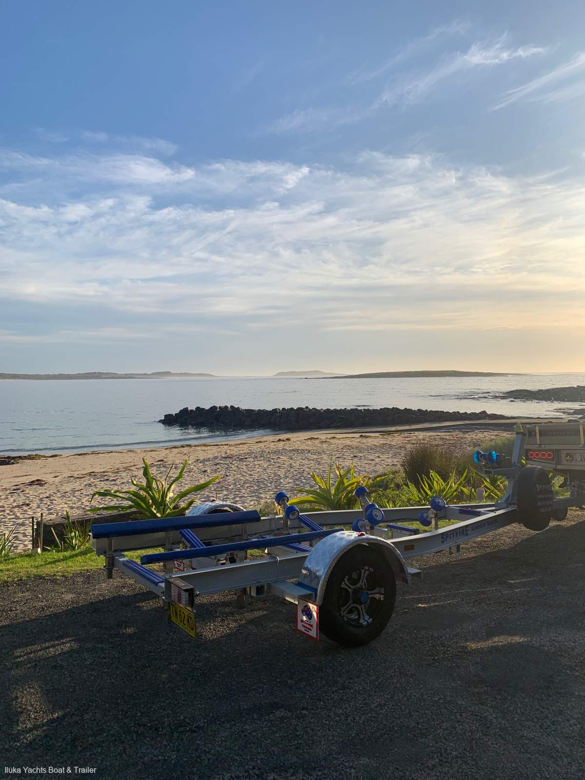 Spitfire Aluminium Boat Trailer 5.75m Single Axel