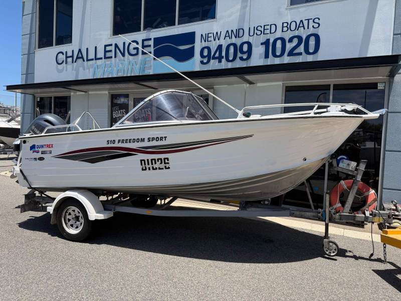 Quintrex 510 Freedom Sport With 2017 Yamaha 90HP (178 hours run)