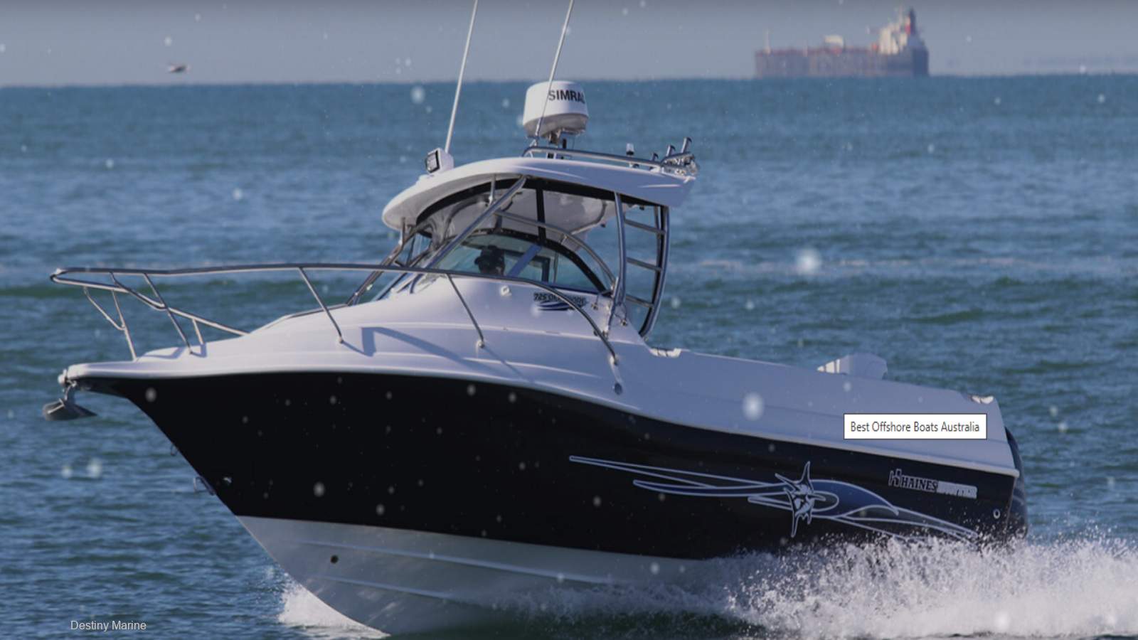 Haines Hunter 725 Offshore Hard Top