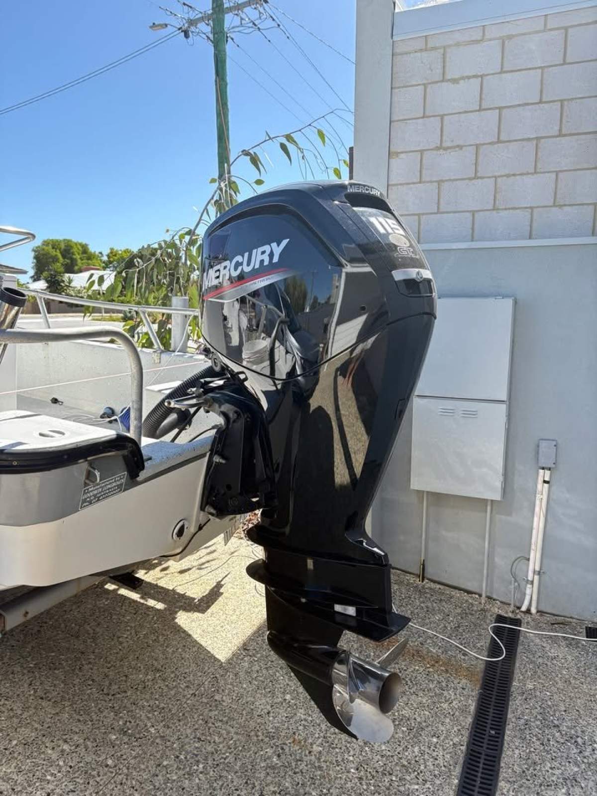 Mercury 115hp CT 25" Shaft Outboard & Gear