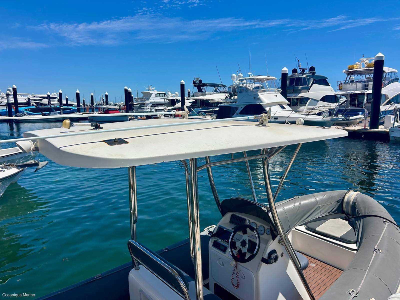 Falcon Inflatables 650 With rare Hardtop fitted