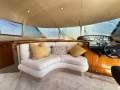 Sunseeker Manhattan 62 " Hardtop Flybridge ":Lower Helm Guest Seating