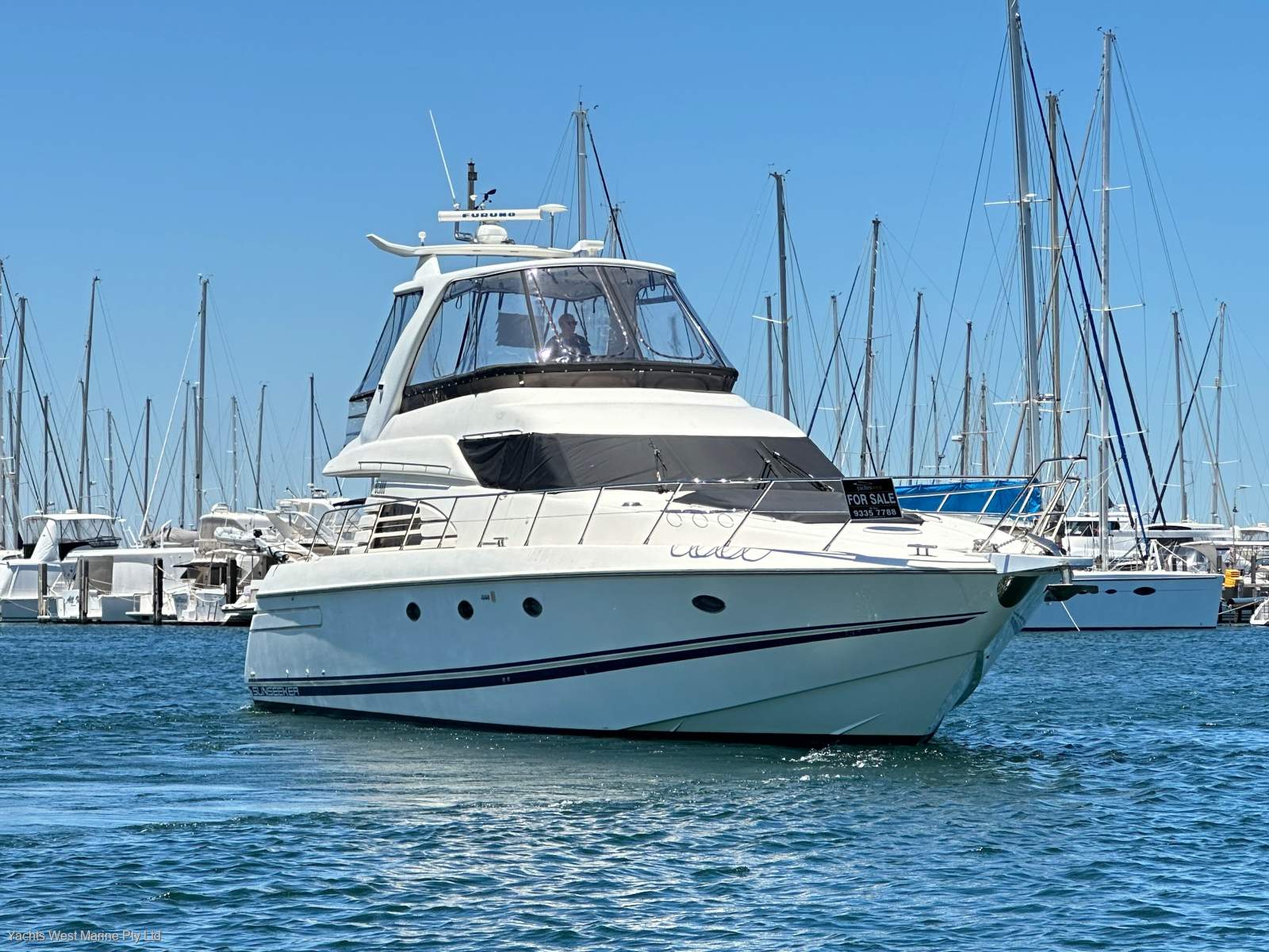 Sunseeker Manhattan 62 " Hardtop Flybridge ":Sunseeker 62 Manhatten by YACHTS WEST ph 9335 7788