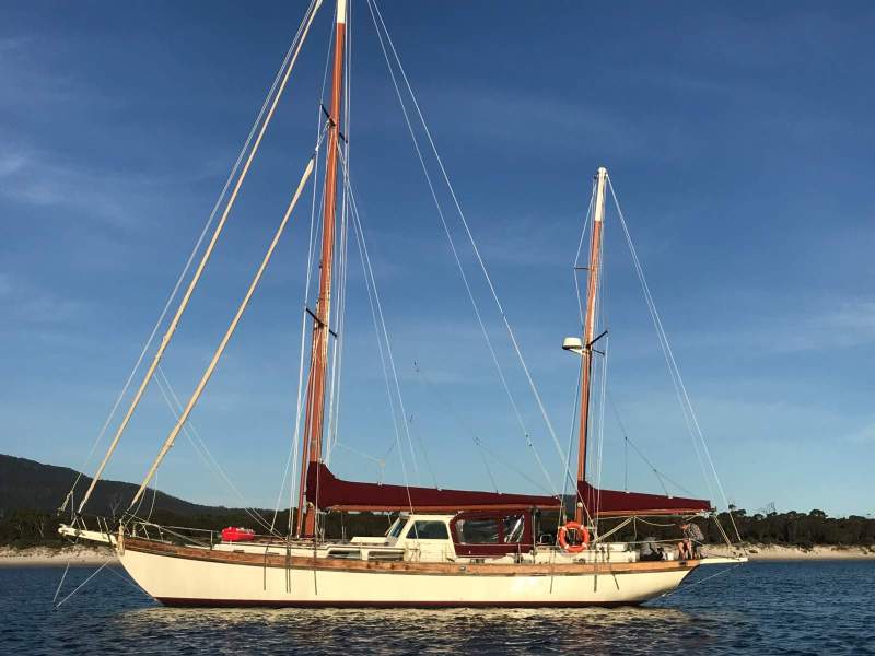 Custom "Wink" Warner design Timber Auxiliary Ketch