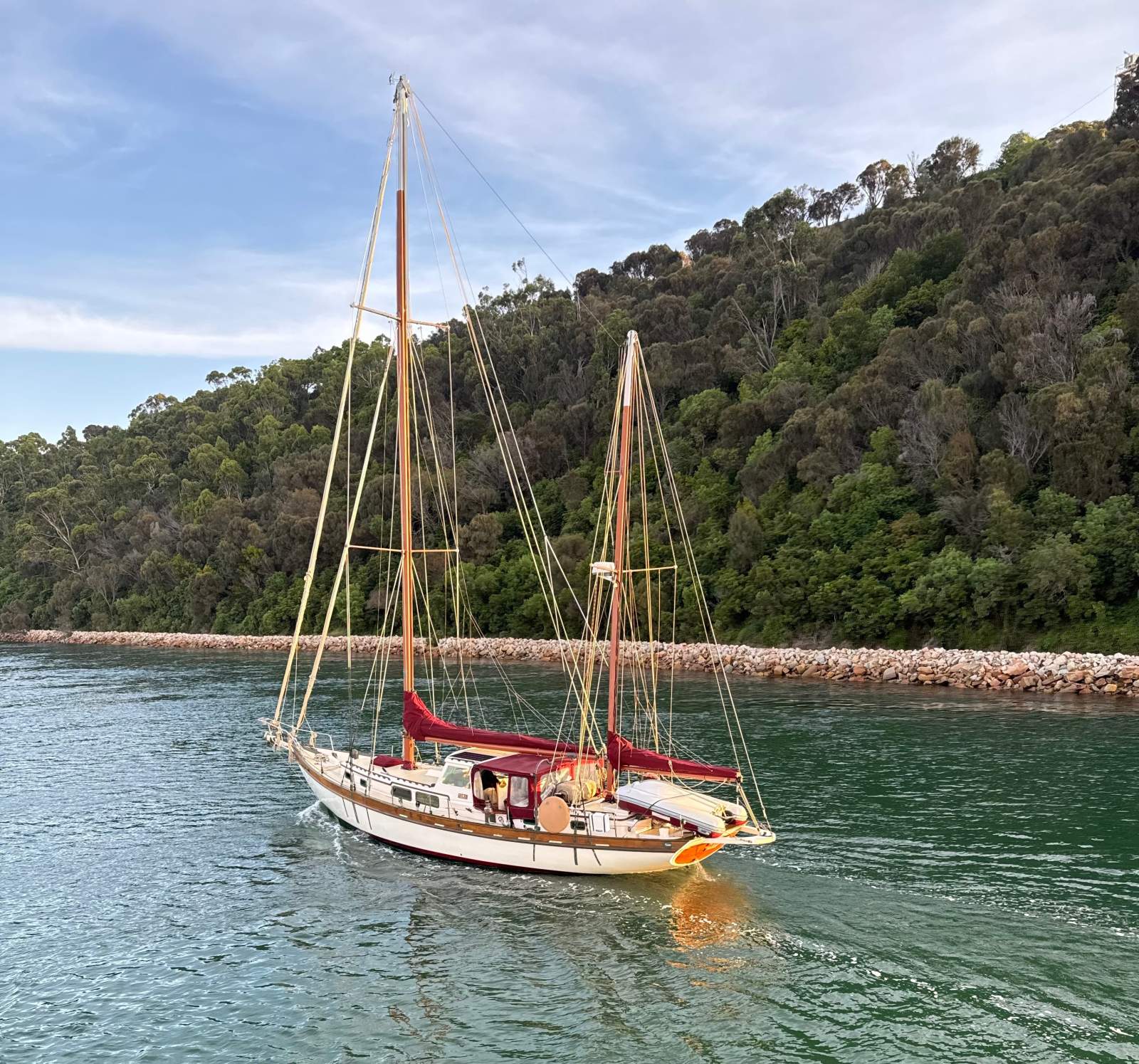 Custom "Wink" Warner design Timber Auxiliary Ketch
