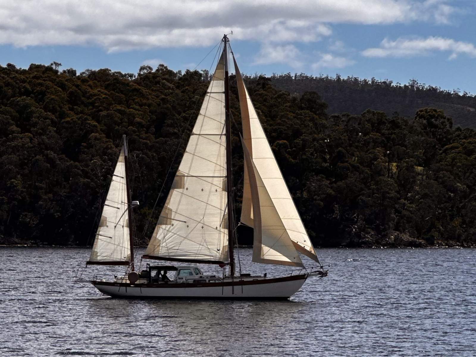 Custom "Wink" Warner design Timber Auxiliary Ketch