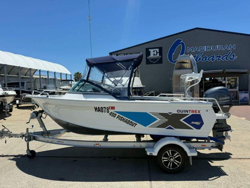Quintrex 450 Fishabout - Very Low Hours !