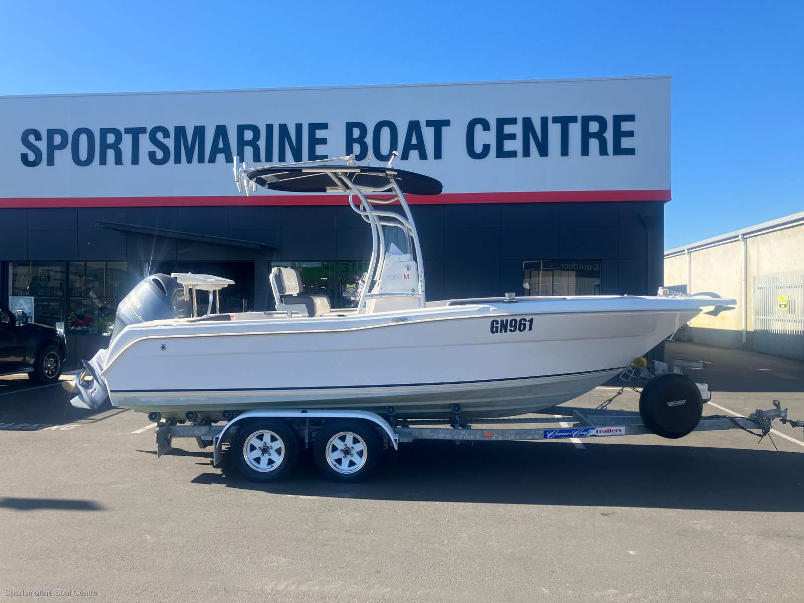 CruiseCraft F360M Boat, Motor, Trailer Package