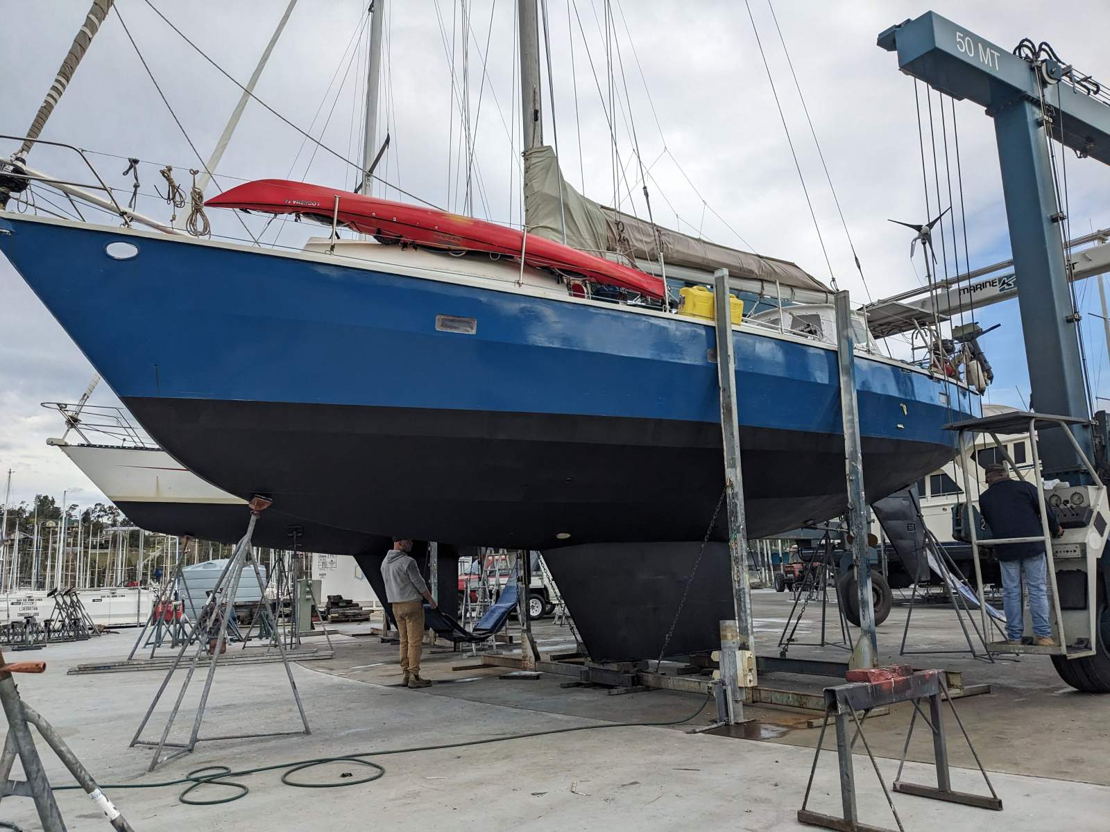 Adams 45 Cutter Rigged Steel Cruising Yacht
