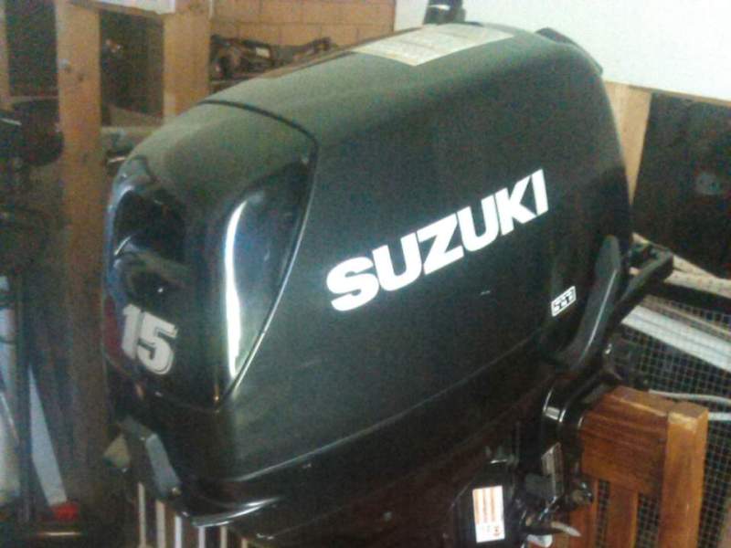 Suzuki 30 hours dt15 2 stroke 15 hp long shaft outboard boat motor vgc