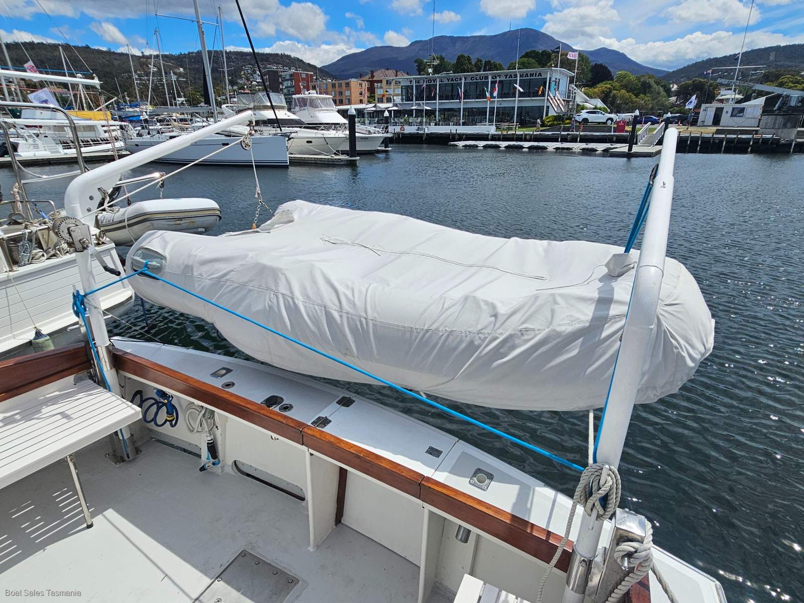 Ray Kemp 40 Huon Pine Motorsailer Mac David