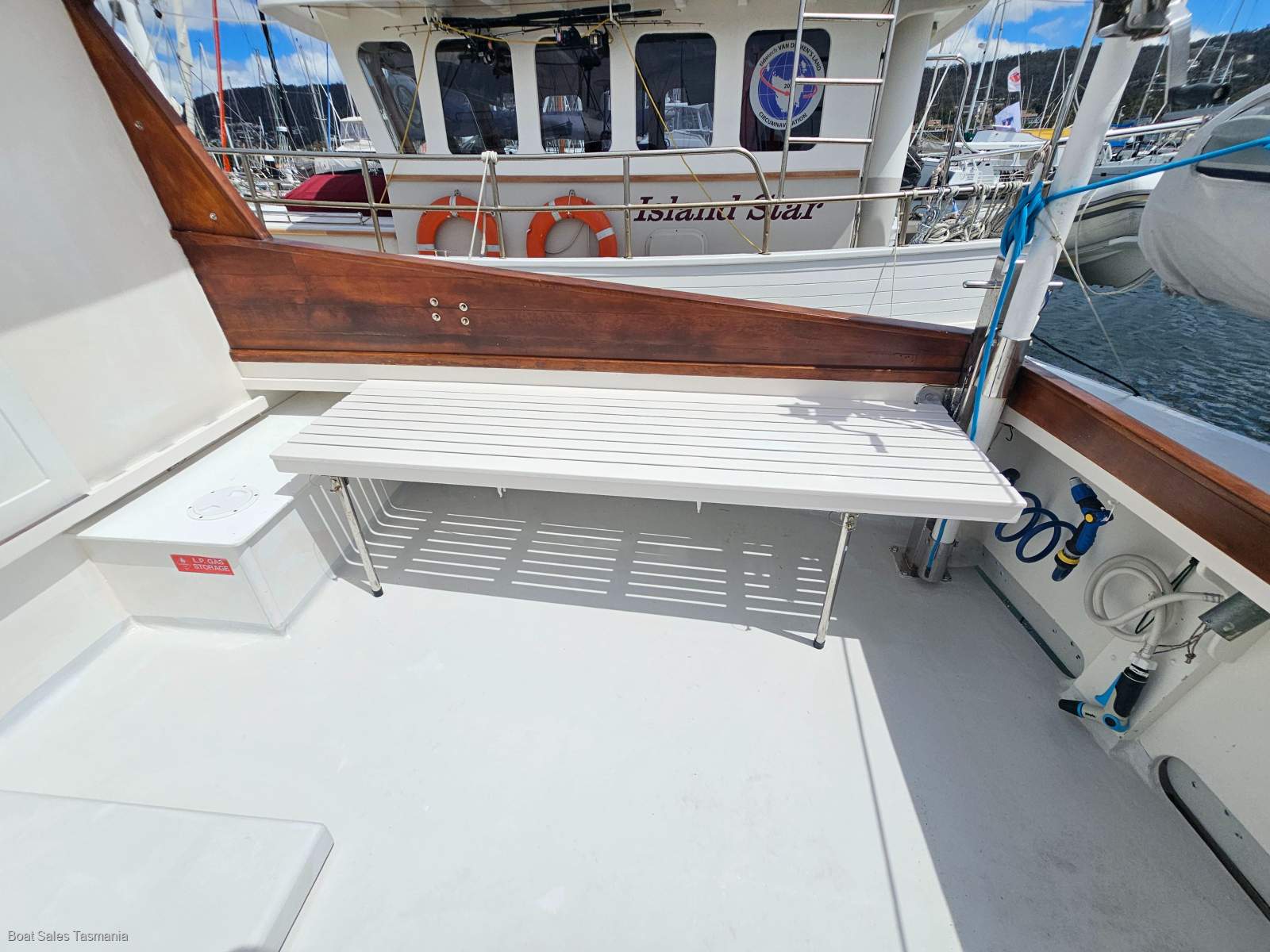 Ray Kemp 40 Huon Pine Motorsailer Mac David