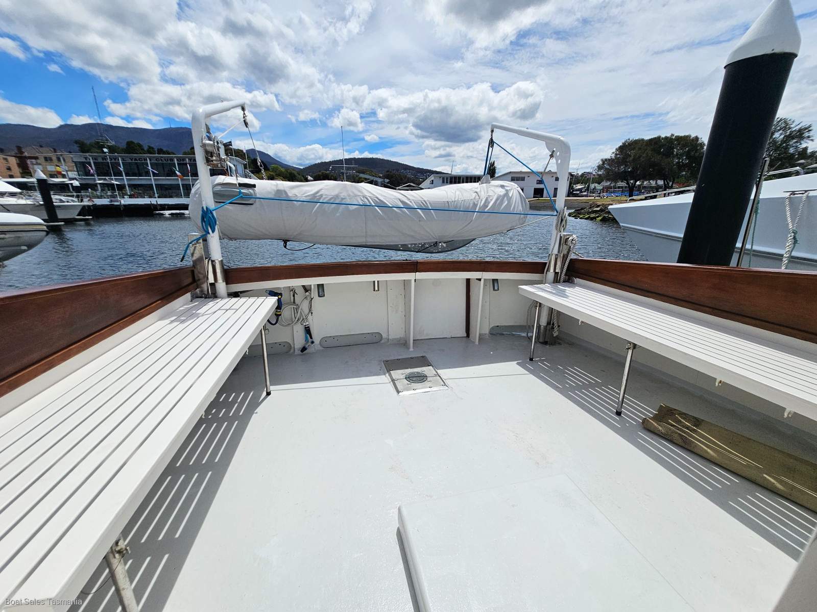 Ray Kemp 40 Huon Pine Motorsailer Mac David