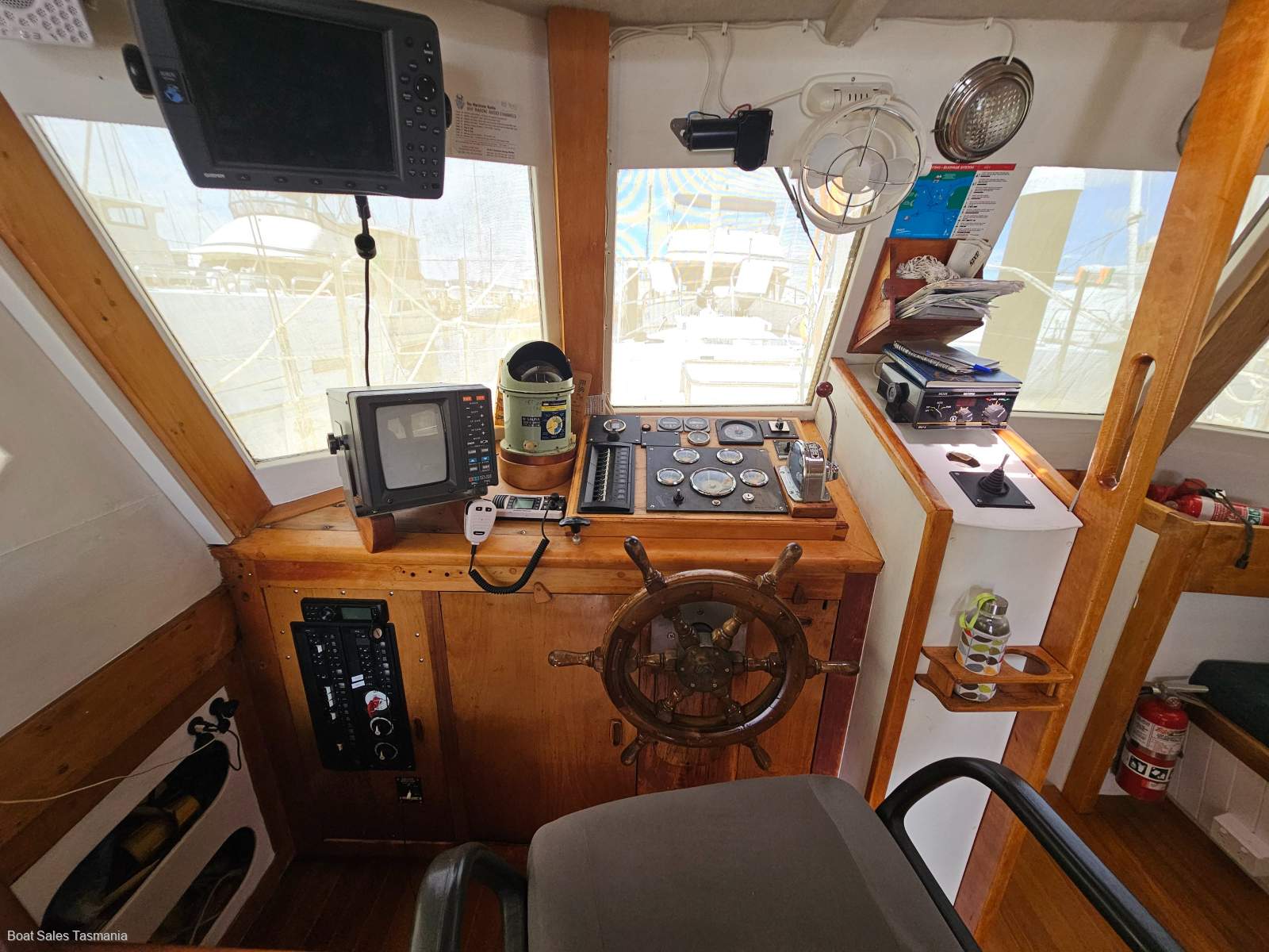 Ray Kemp 40 Huon Pine Motorsailer Mac David