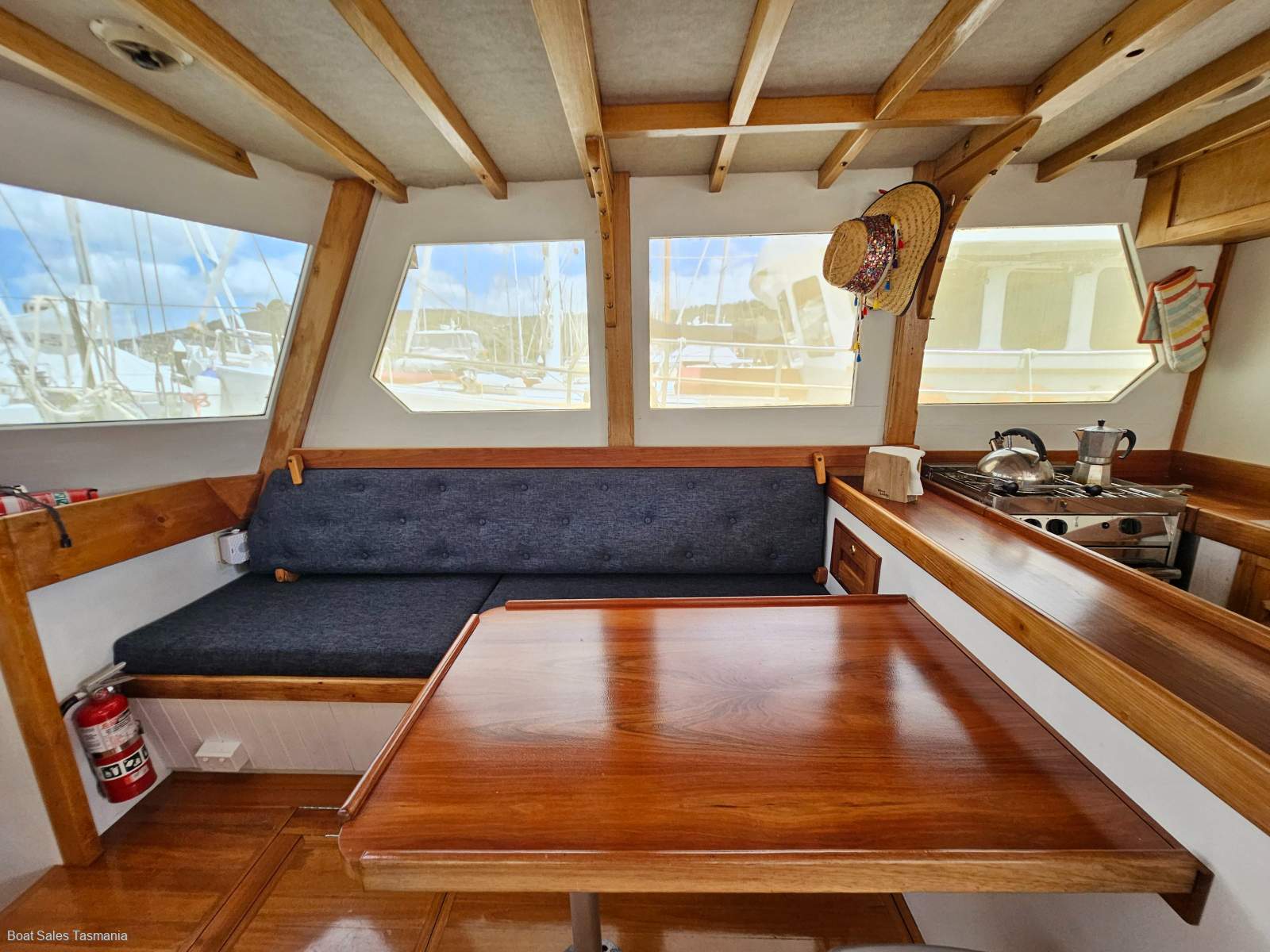 Ray Kemp 40 Huon Pine Motorsailer Mac David