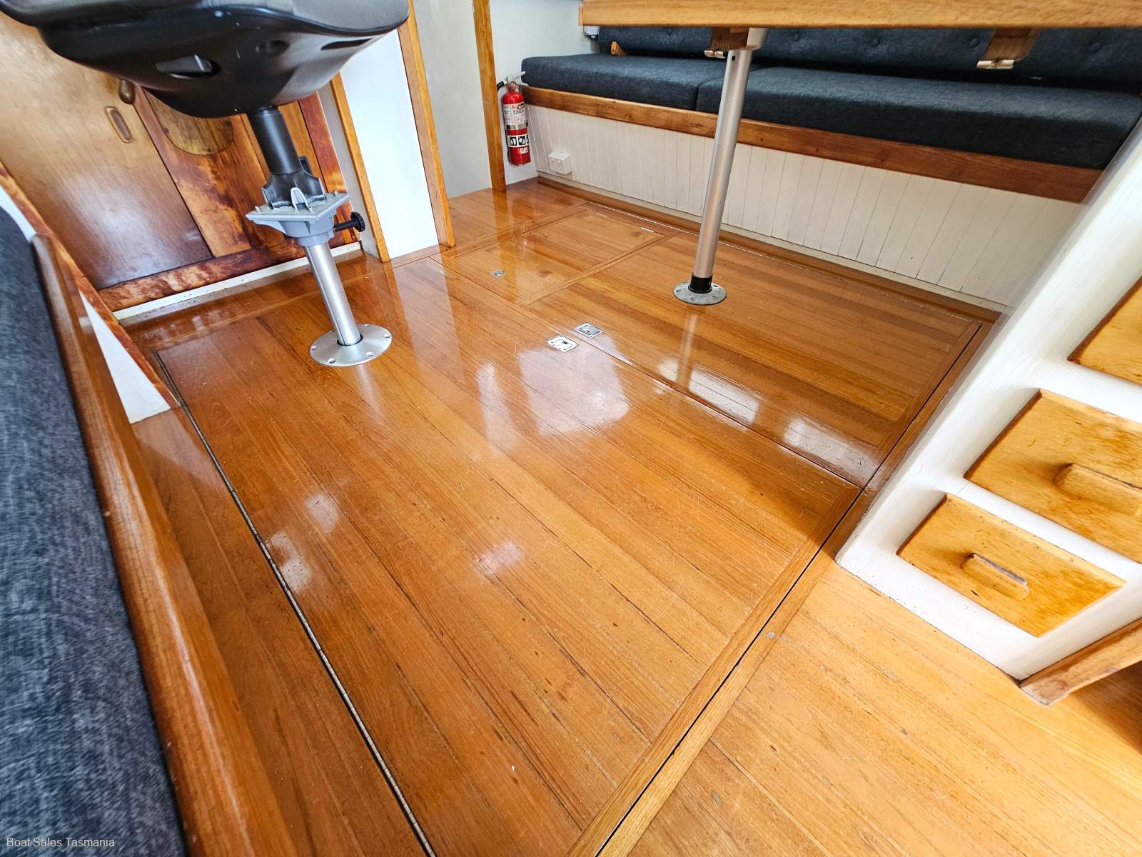 Ray Kemp 40 Huon Pine Motorsailer Mac David