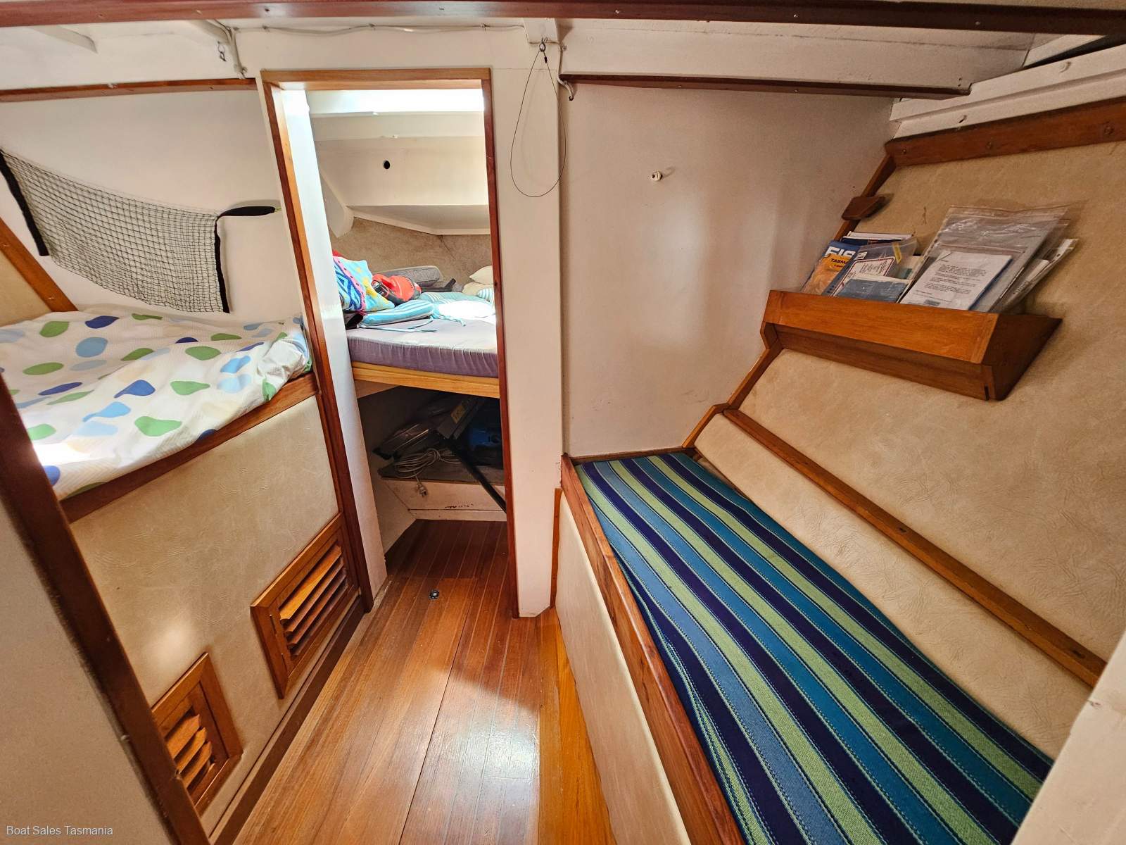 Ray Kemp 40 Huon Pine Motorsailer Mac David