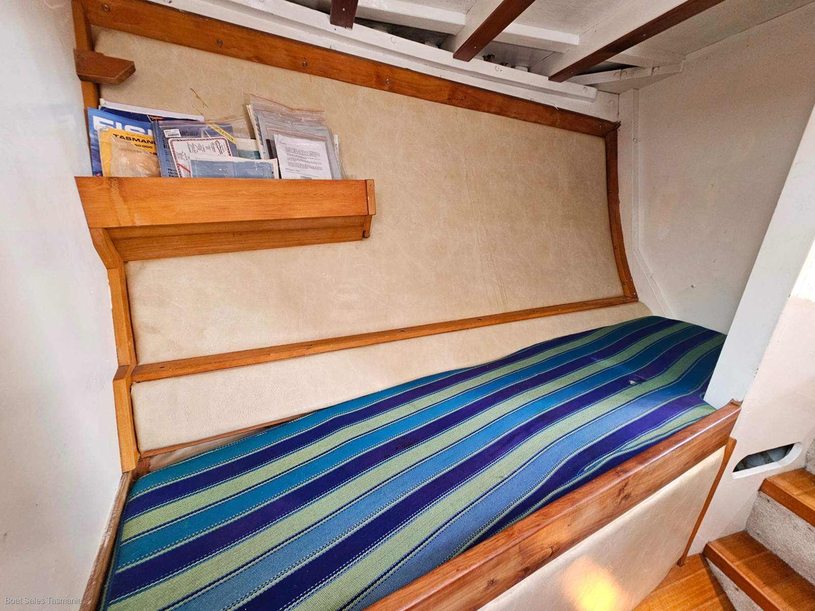 Ray Kemp 40 Huon Pine Motorsailer Mac David