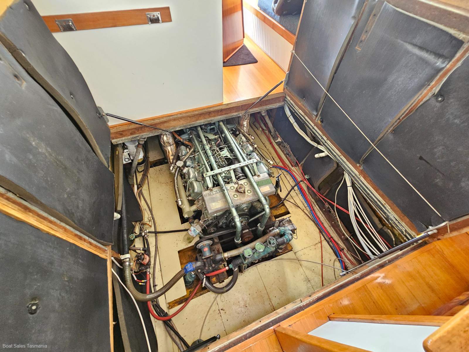 Ray Kemp 40 Huon Pine Motorsailer Mac David