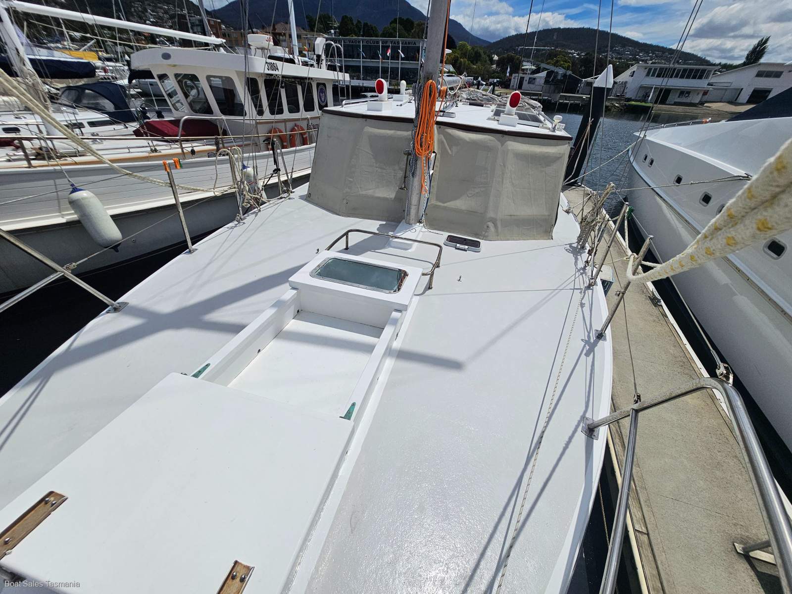 Ray Kemp 40 Huon Pine Motorsailer Mac David