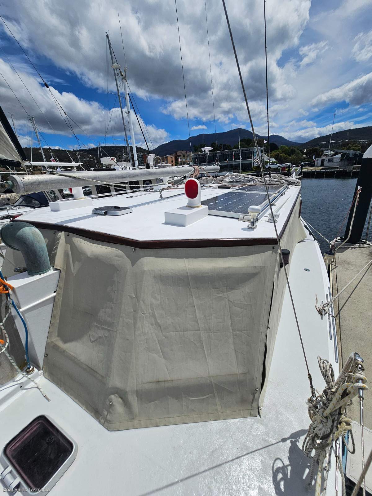 Ray Kemp 40 Huon Pine Motorsailer Mac David