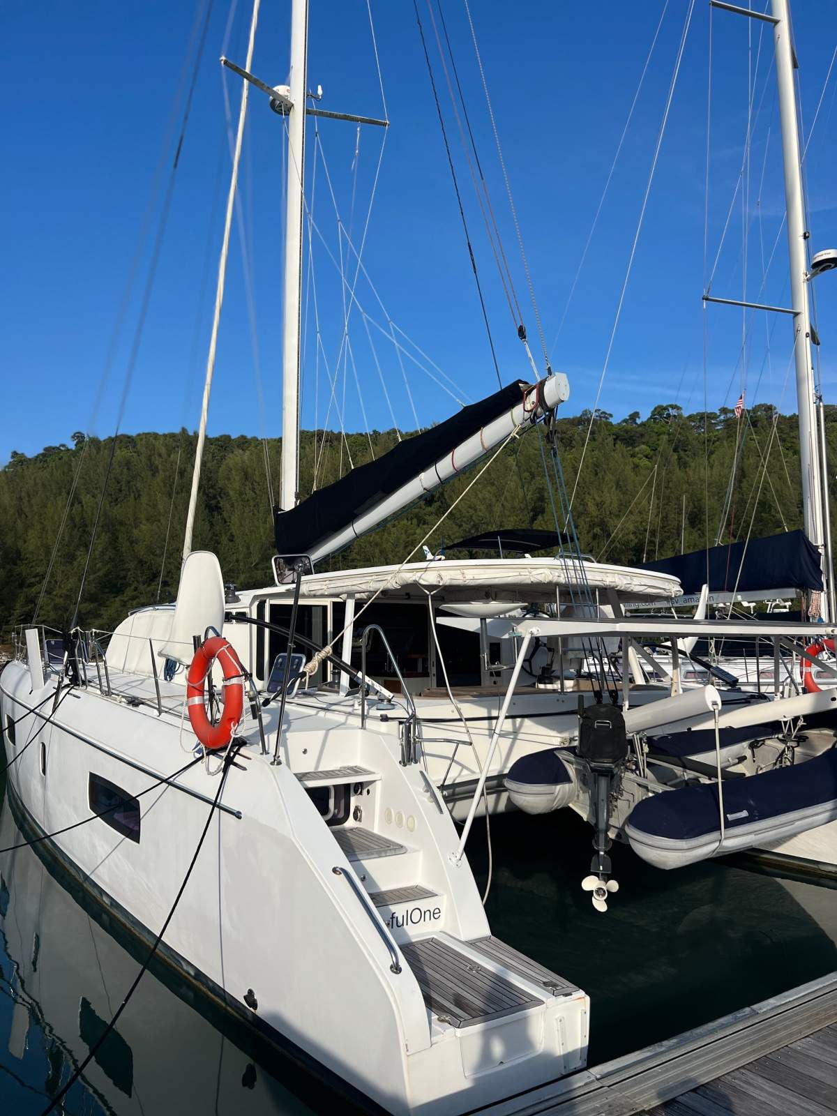 Outremer 51 Owners version for sale in Langkawi, Malaysia.:Outremer 51 Catamaran for Sale in Langkawi Malaysia