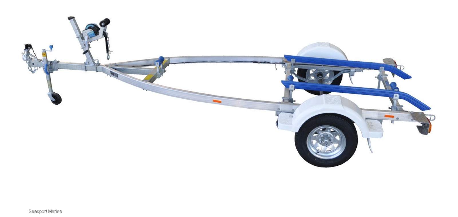 Move alloy boat trailer -Light Alloy Long 749KG -Suits 3.5 to 4.3M