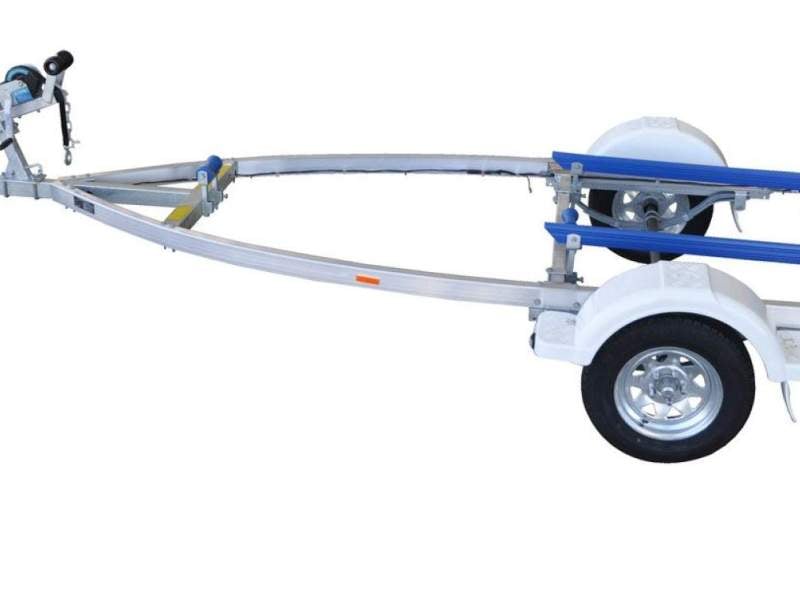 Move alloy boat trailer -Light Alloy Long 749KG -Suits 3.5 to 4.3M