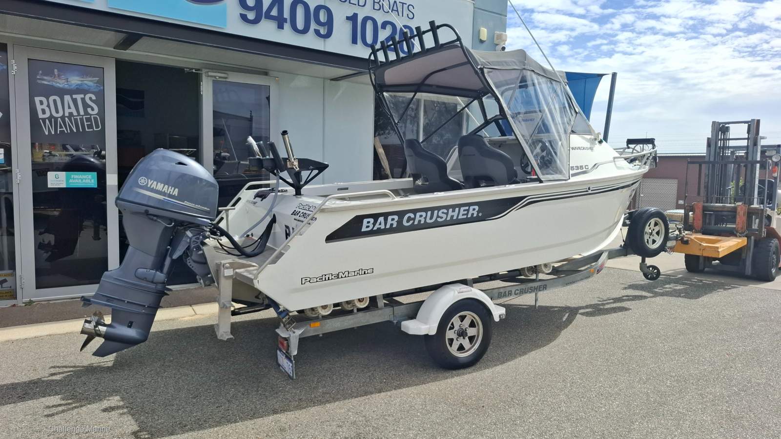 Bar Crusher 535C -2015 Yamaha 70 HP 4 stroke
