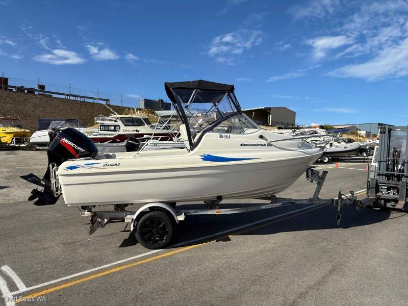 Savage 480 Centurian Cuddy Cabin Very neat and tidy vessel 75hp Four Stroke Mercury