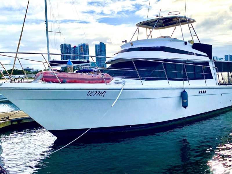 Riviera 38 Flybridge Fixed Bimini