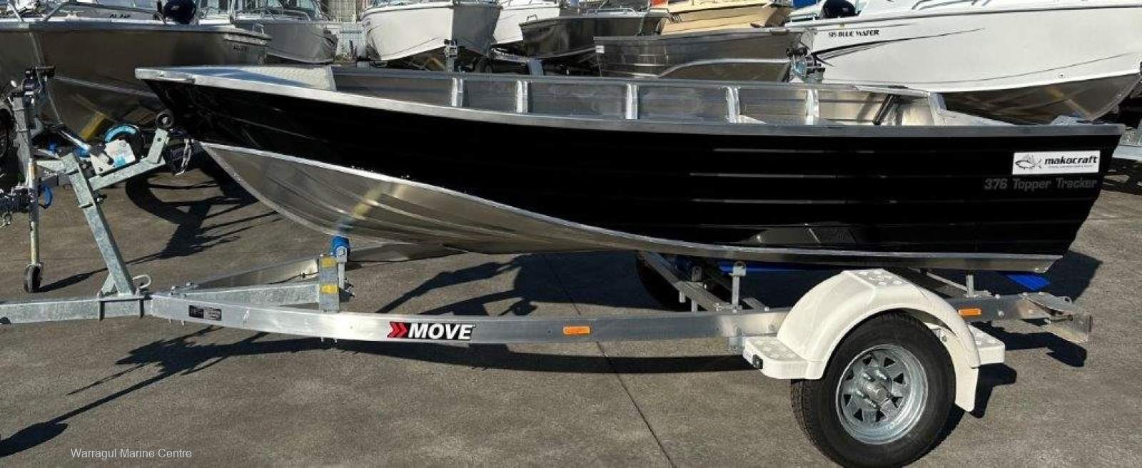 Makocraft 376 Topper Tracker BLACK OPS