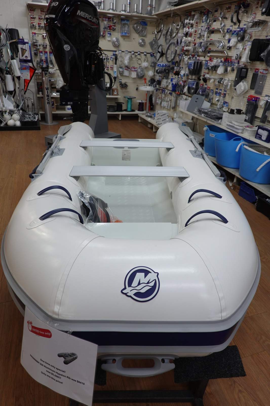 New Mercury 320 Aluminium RIB