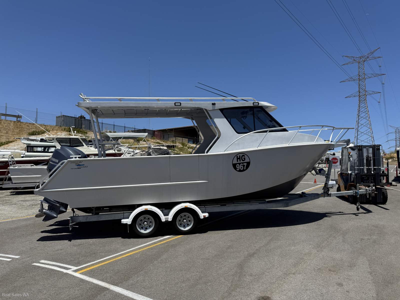 Bullet 7.2 Calibre Hardtop 2014 Model 150Hp Yamaha 4 str outboards