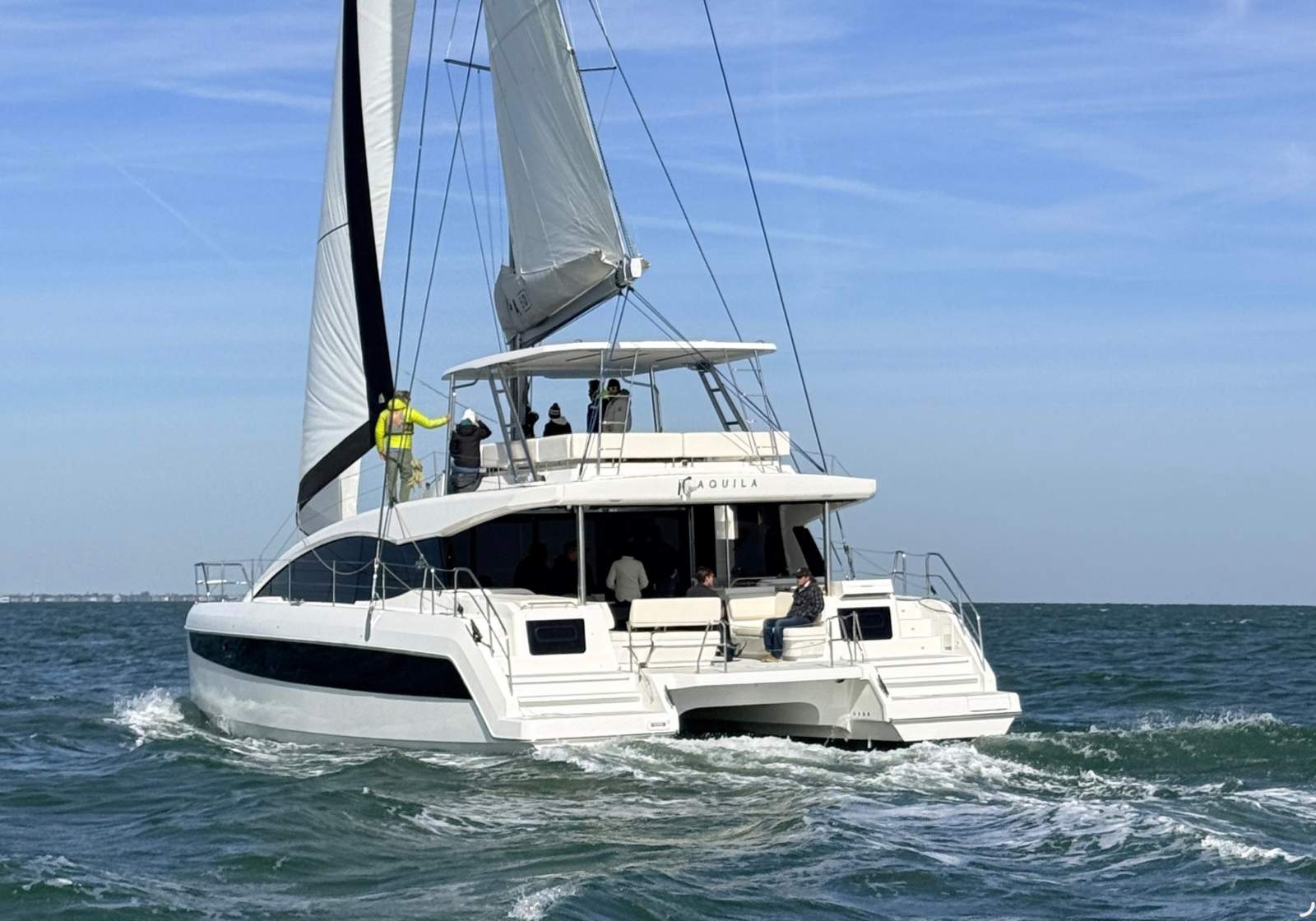 Aquila 50 Sail NEW FLYBRIDGE SAILING CATAMARAN