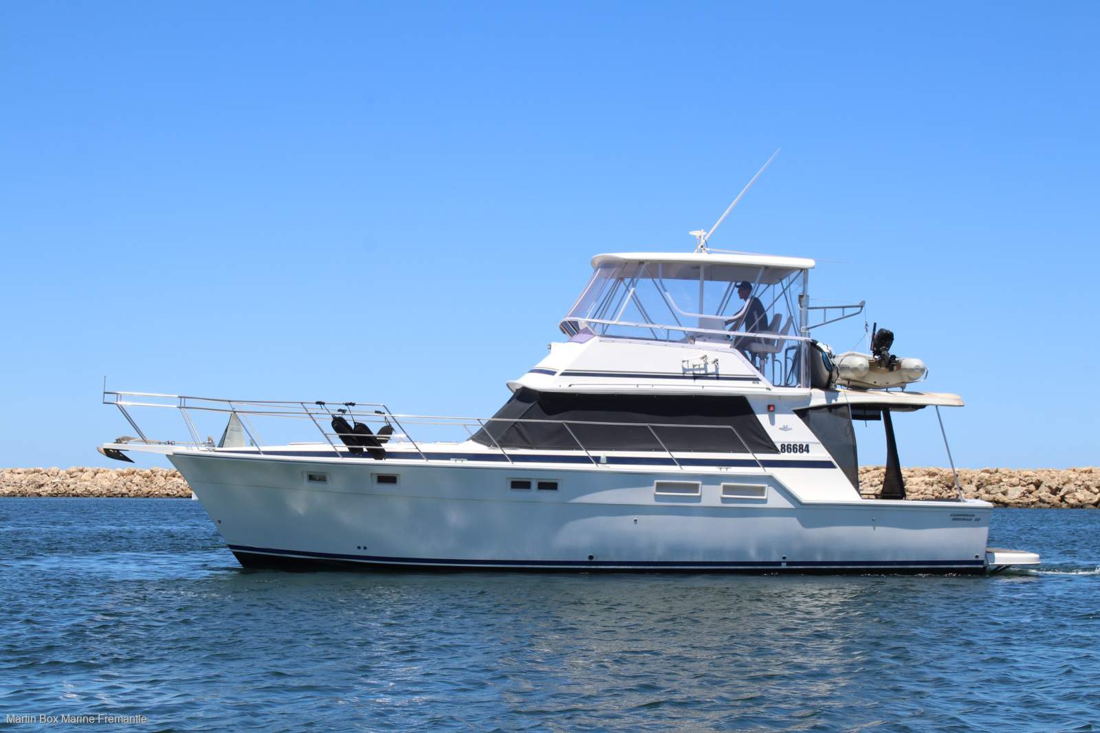 Bertram Caribbean 42 with New Clears and Late Model Genset