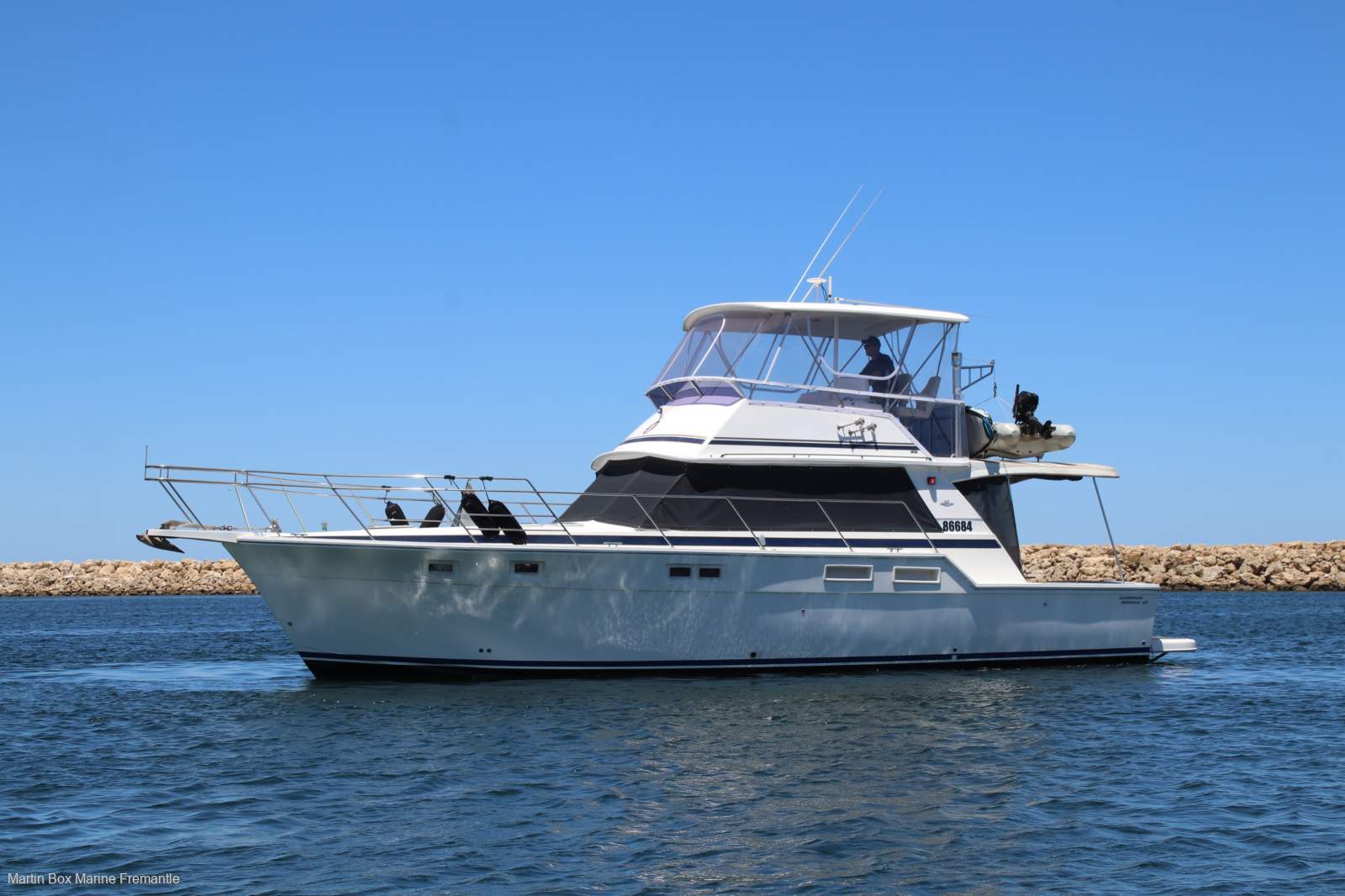 Bertram Caribbean 42 with New Clears and Late Model Genset