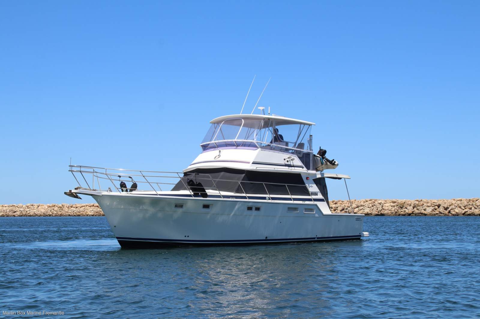 Bertram Caribbean 42 with New Clears and Late Model Genset