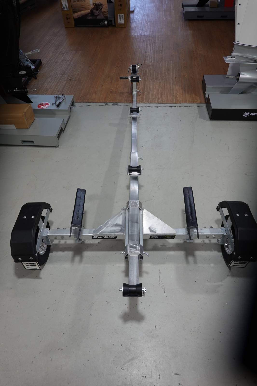 Dunbier portable alloy traveller trailer