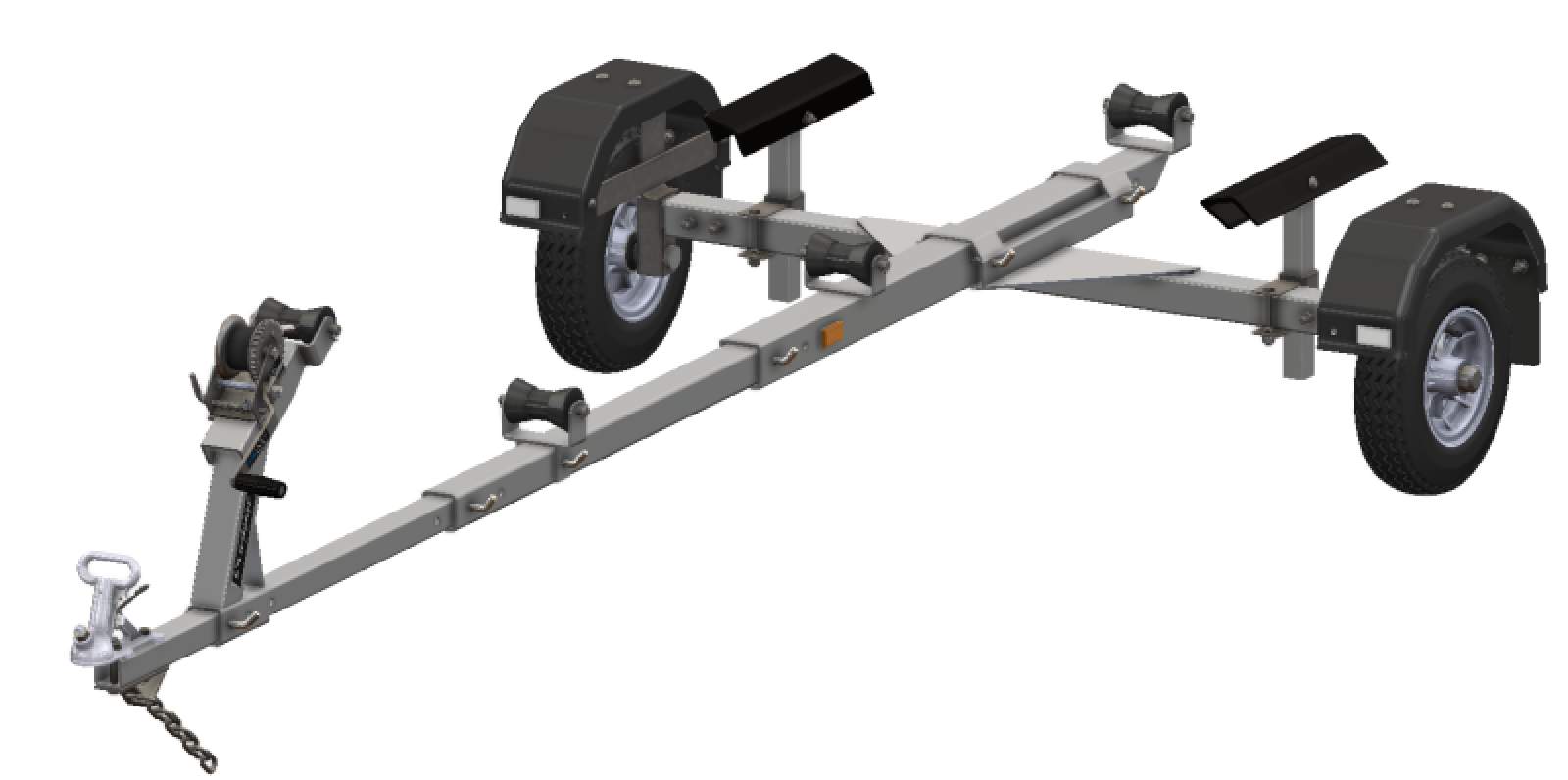 New Dunbier portable alloy traveller trailer