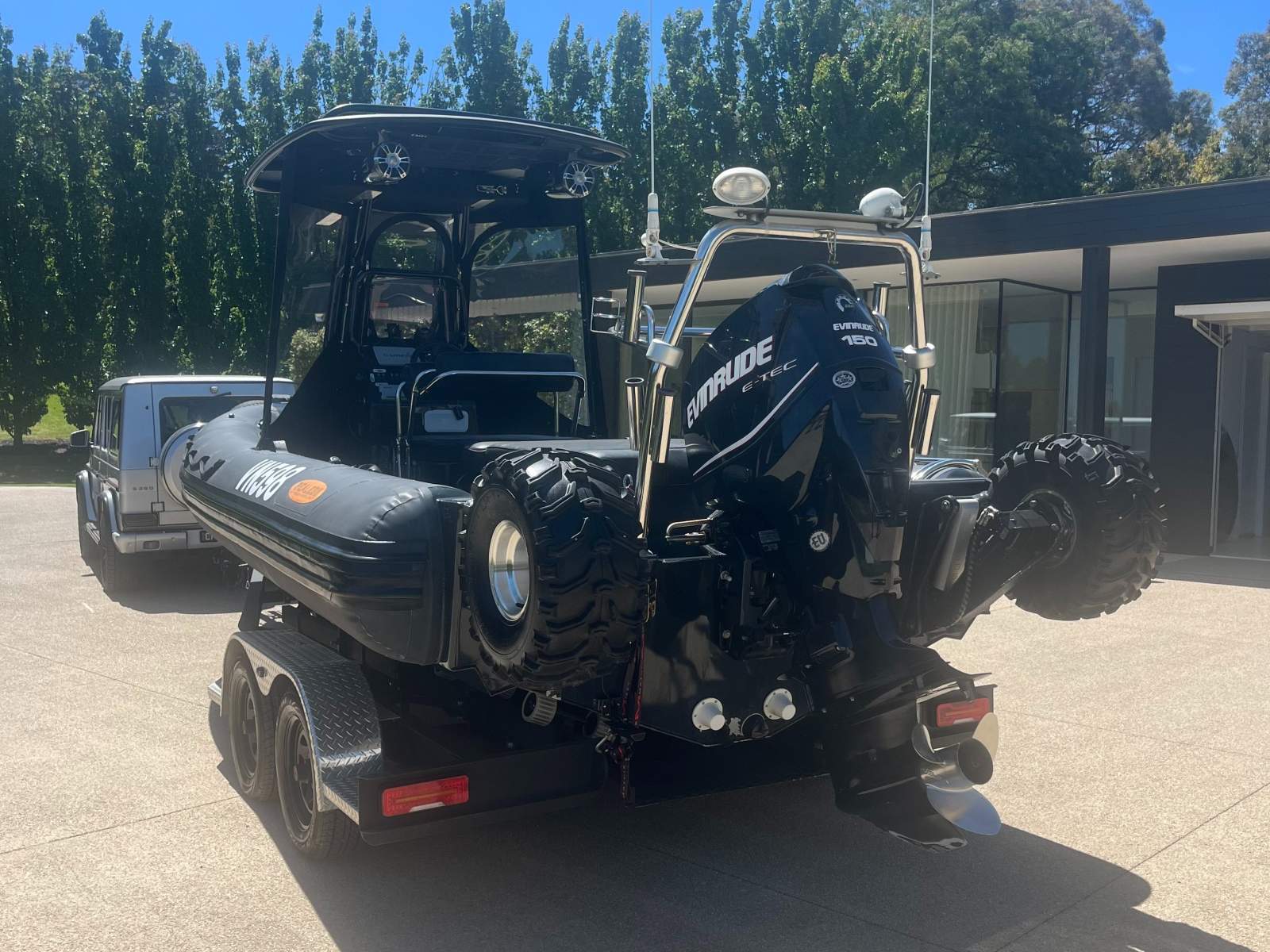 Sealegs 7.1 RIB 7.1M with T Top Amphibious