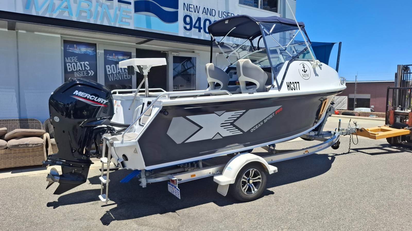 Quintrex 540 Ocean Spirit Pro With Mercury 115HP 4 Stroke 2024 package