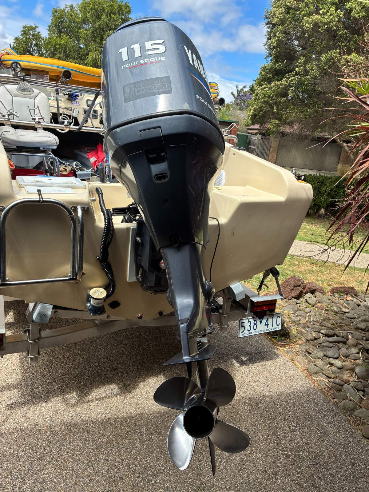Yamaha 115 four stroke outboard for sale