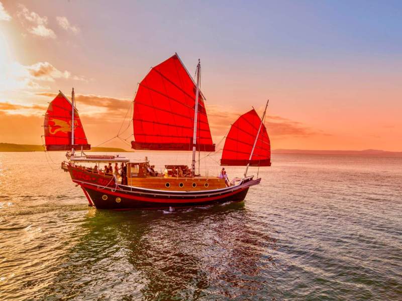 Sail Craft Original Chinese Junk Boat, 1969