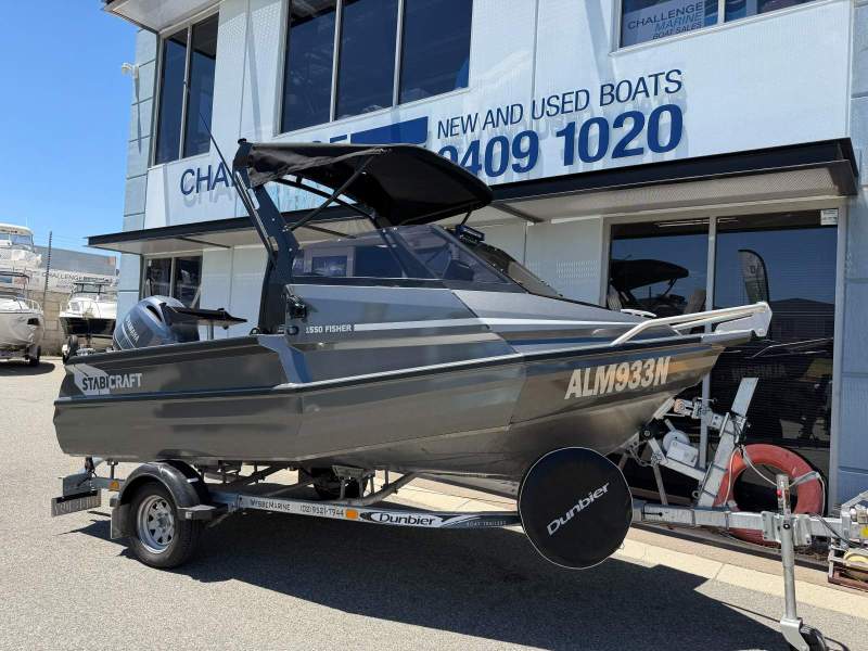 Stabicraft 1550 Fisher With 2022 Yamaha 75HP 4-Stroke (13 hours)