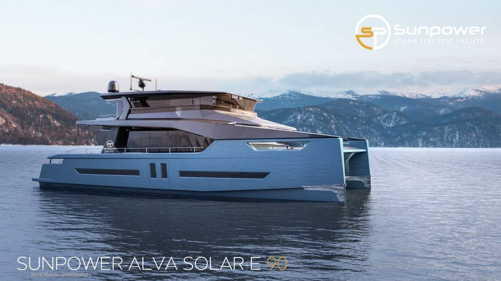 Sunpower Yachts ALVA SOLAR-E 90 Enclosed